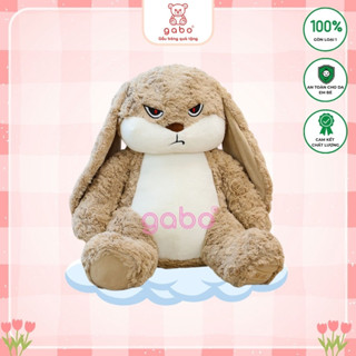 Gấu Bông Thỏ Hung Hăng Mặt Quạo, Thỏ giận dỗi đáng yêu, GABO TEDDY BEAR