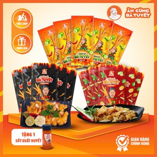 [ Tặng 1 hũ sốt chấm ] COMBO MIX CHÂN GÀ : 5 chân gà tê cay + 5 chân gà sả tắc +5 chân gà chua cay - ĂN CÙNG BÀ TUYẾT