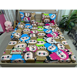 Tổng Hợp Size 1M2x2M Nhiều Mẫu -BỘ DRAP THUN HÀN QUỐC ( 4 món ) Gồm 1 ga bo chun, 2 áo gối nằm, 1 áo gối ôm dây