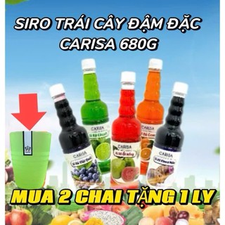 SIRO CARISA Dùng pha trà trái cây đồ uống  SHOP ANH BA HƯNG 