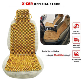 Lót ghế ô tô hạt gỗ thông tự nhiên - Bền, Đẹp, Thoáng Mát lắp vừa cho mọi dòng xe