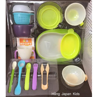 Bộ đồ ăn tổng hợp Combi 14 món cho bé - Hàng chính hãng