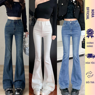  Quần Jean ống loe nữ chất Co Giãn lưng cao Avocado quần bò ống loe Cạp Cao ôm eo tôn dáng J16 