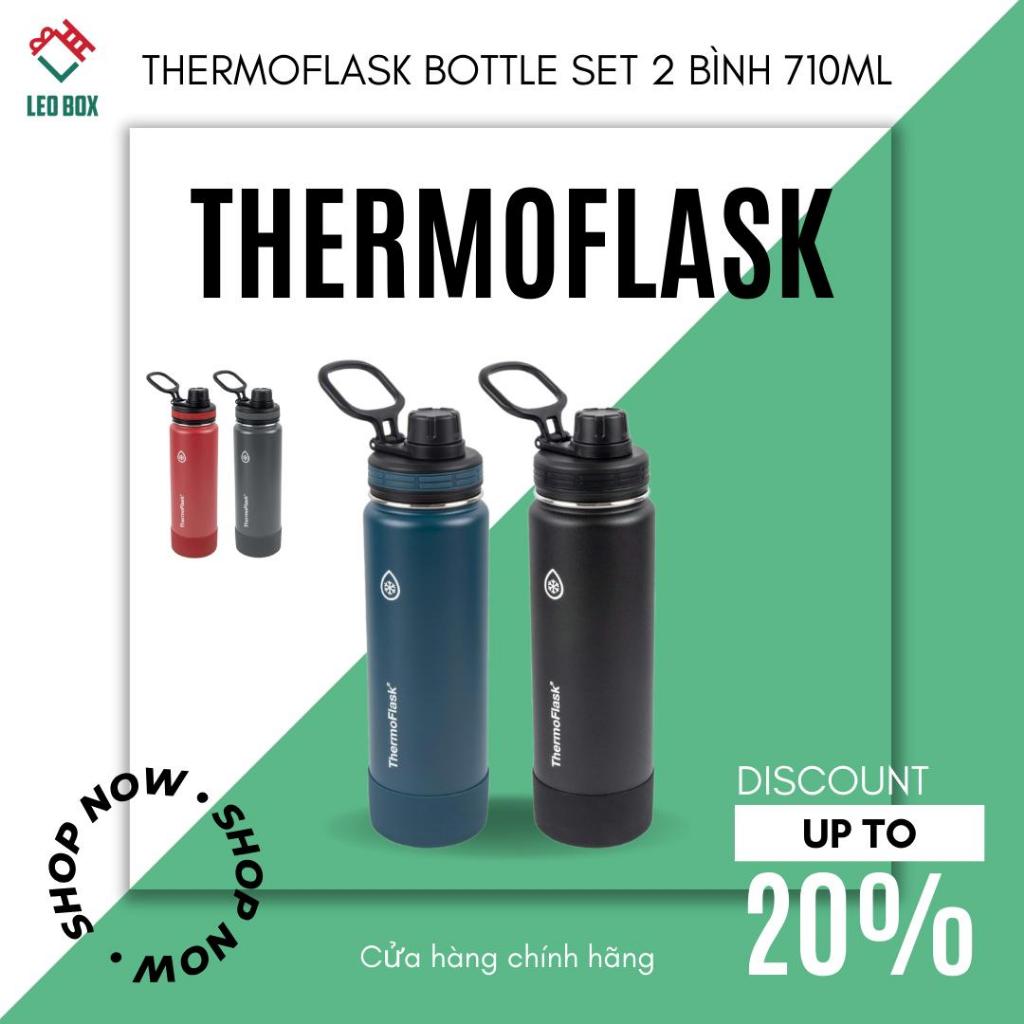 Set 2 bình nước giữ nhiệt THERMOFLASK BOTTLE ( 1 bình /710ml)