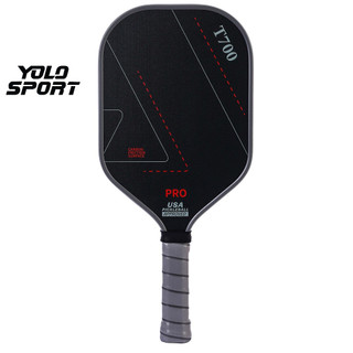  Vợt Pickleball T700 Pro Xám Sợi Carbon Mặt Nhám Dày 16mm Công Thủ Toàn Diện Thiết Kế Rỗng Tiêu Chuẩn USAPA Cao Cấp 