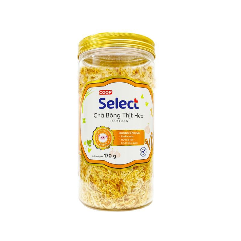 [DATE MỚI] Chà Bông Thịt Heo Coop Select 170G (Kc1)