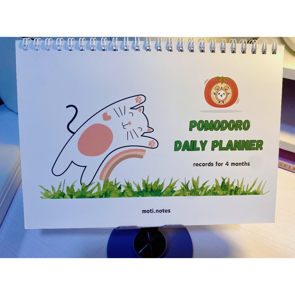 Sổ pomodoro daily planner 2025 -sổ kế hoạch ngày pomodoro 2025