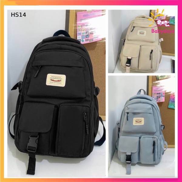 Cặp học sinh cấp 2, cấp 3 HS14 balo nam nữ đi học