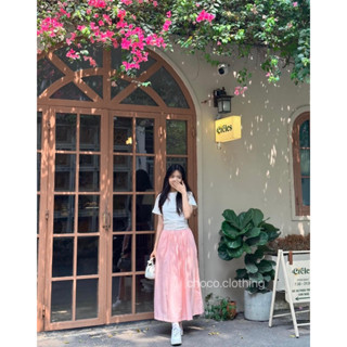 Chân váy mùa thu - chân váy dáng dài nữ form xoè lưng tây, may 2 lớp, có túi MÀU SẮC