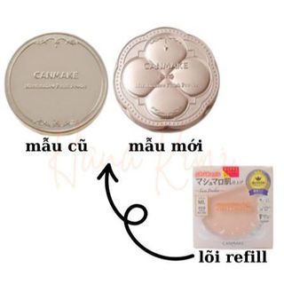   MẪU MỚI  Phấn phủ Canmake Nhật Bản Marshmallow Finish Powder Bản chống nắng kiềm dầu Pink Package - 10g SPF50 