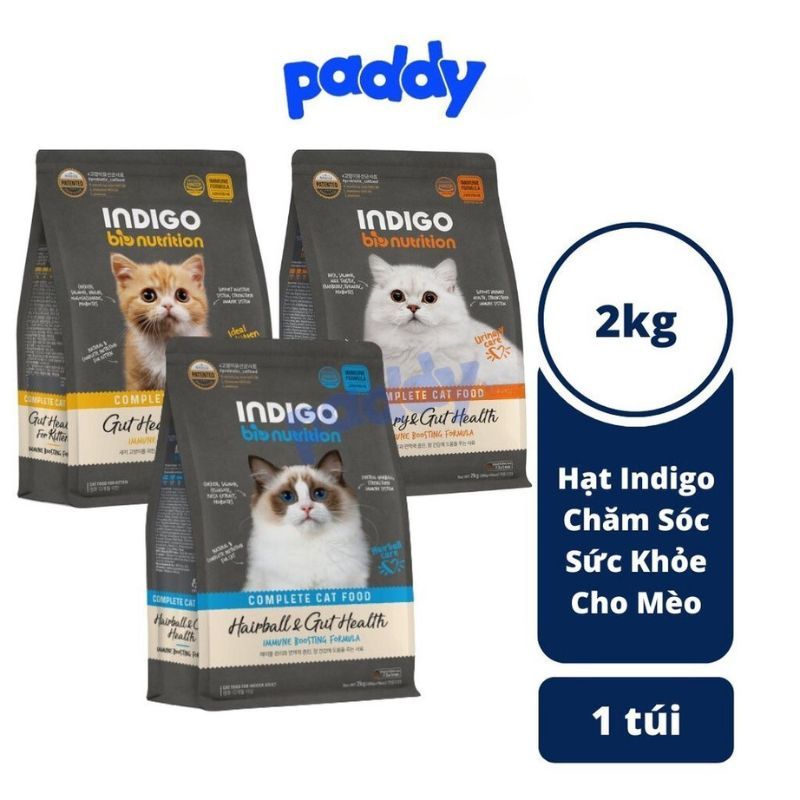 Hạt Cho Mèo Indigo BioNutrition Bổ Sung Lợi Khuẩn (Hàn Quốc)