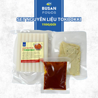 Bánh Gạo Tokpokki (KHÔNG GIAO M.BẮC) - Set Tokbokki Tự Nấu Tại Nhà 1-2 Người Ăn Gồm Bánh Gạo, Chả Cá Và Xốt Busan Foods
