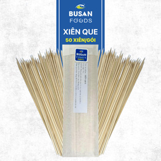 Xiên Tre Dùng Xiên Chả Cá Hàn Quốc, Xiên Que Các Loại Đồ Nướng, Xiên Bẩn dài 24cm Nhọn Đầu Bền Chắc Busan Foods