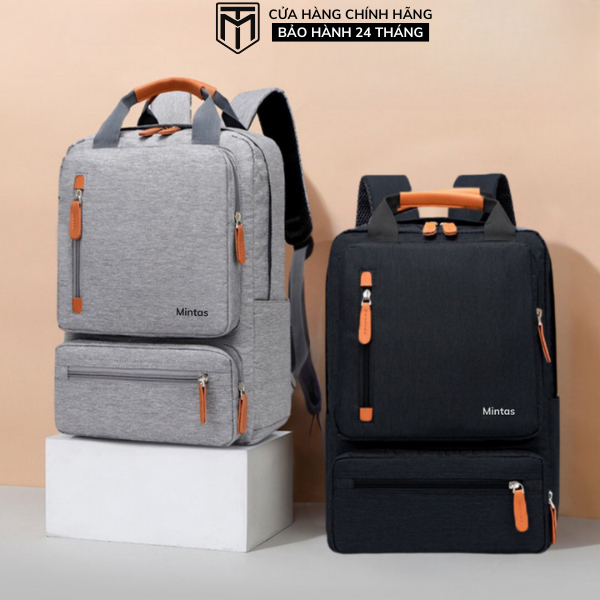 ( Giá Mở Bán ) Balo thời trang nhiều ngăn hộp. Cặp Balo Đựng Sách Vở Laptop 15.6 Hoặc Đựng Quần áo 2M262