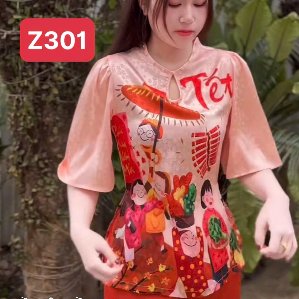 Set Đồ Lam Nữ Z3 Kim Thanh - Áo Bà Ba Lụa Latin Concept Tết Sang Trọng Đi Chùa Size 40-72kg | BigBuy360 - bigbuy360.vn