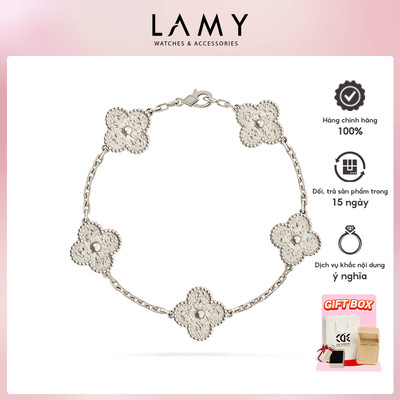 Vòng tay nam nữ LAMY Twinkle Four Leaf Bracelet Silver 2269