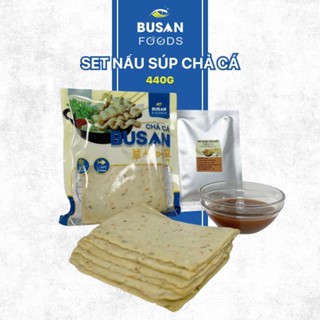 Canh/Súp Chả Cá Hàn Quốc (KHÔNG GIAO M.BẮC) - Set Nguyên Liệu Tự Nấu Gồm Chả Cá Loại Ngon Và Gói Súp Cô Đặc Busan Foods
