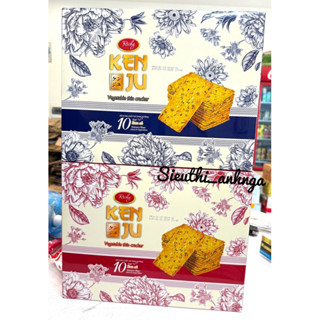  Bánh Quy Kenju Rau Củ Richy Hộp 360g  Kèm Túi Xách  