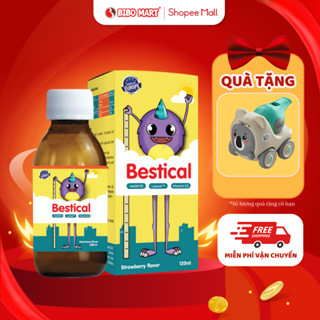 Canxi Sinh Học BESTICAL Bổ Sung Vitamin D3 K2 Hỗ Trợ Tăng Chiều Cao Chắc Khỏe Xương Cho Bé 120ml - Bibomart
