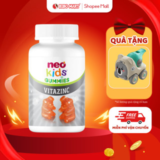 Gummies Kẽm NeoKids Bổ Sung Vitamin B C Tăng Cường Miễn Dịch Hỗ Trợ Bé Ăn Ngon Kẹo Dẻo Thơm Ngon Cho Bé - Bibomart