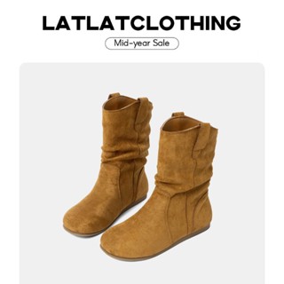 [ MỞ BÁN ] Giày bốt thu đông chất liệu da lộn mịn, dễ vệ sinh, chất liệu cao cấp không bong tróc, giúp giữ ấm chân