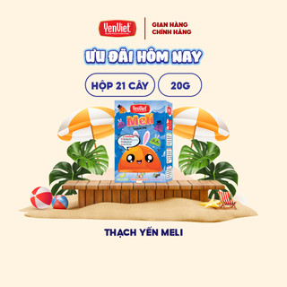 Combo Yến Việt: Ngũ cốc dinh dưỡng 10 gói + Rong biển 10 gói + Thạch yến MeLi 21 thanh + Cà phê vị tự chọn