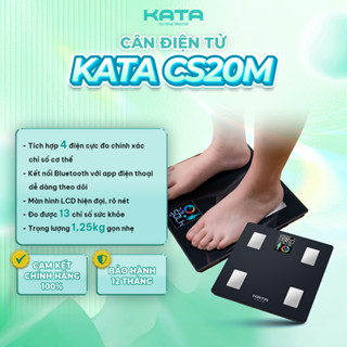 Cân Điện Tử Sức Khỏe Cao Cấp KATA CS20M Đo 13 Chỉ Số Cơ Thể Phân Tích BMI, Mỡ Béo Y Tế | KATA Beauty Technology