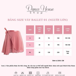 Váy múa ballet VMB02