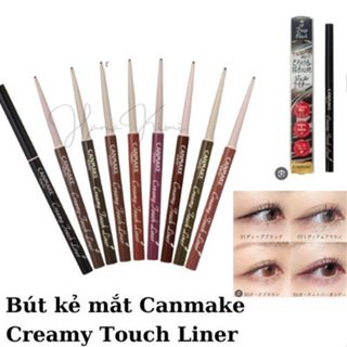 ( Không vặn xuống được ) Chì kẻ mắt Canmake Creamy Touch Liner lâu trôi chống nước Nhật Bản