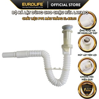 Bộ xả lật Lavabo, chất liệu Inox ống lò xo linh hoạt Eurolife EL-BXL 01