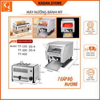 Máy Nướng Bánh Mì TT-150, TT-300, TT-450 & DS-4, DS-6 - Băng Chuyền, Sandwich, Inox