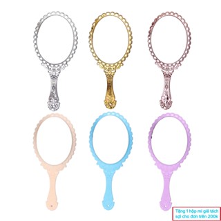 Gương cầm tay hoàng cung sử dụng cho trang điểm, soi mặt với đầy đủ size