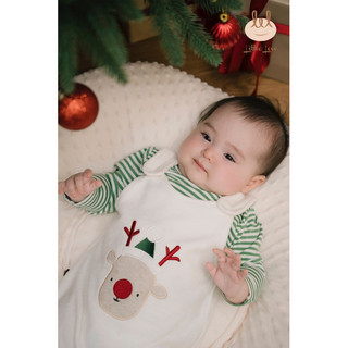 Little love - Set body chip xmas little love thu đông cho bé