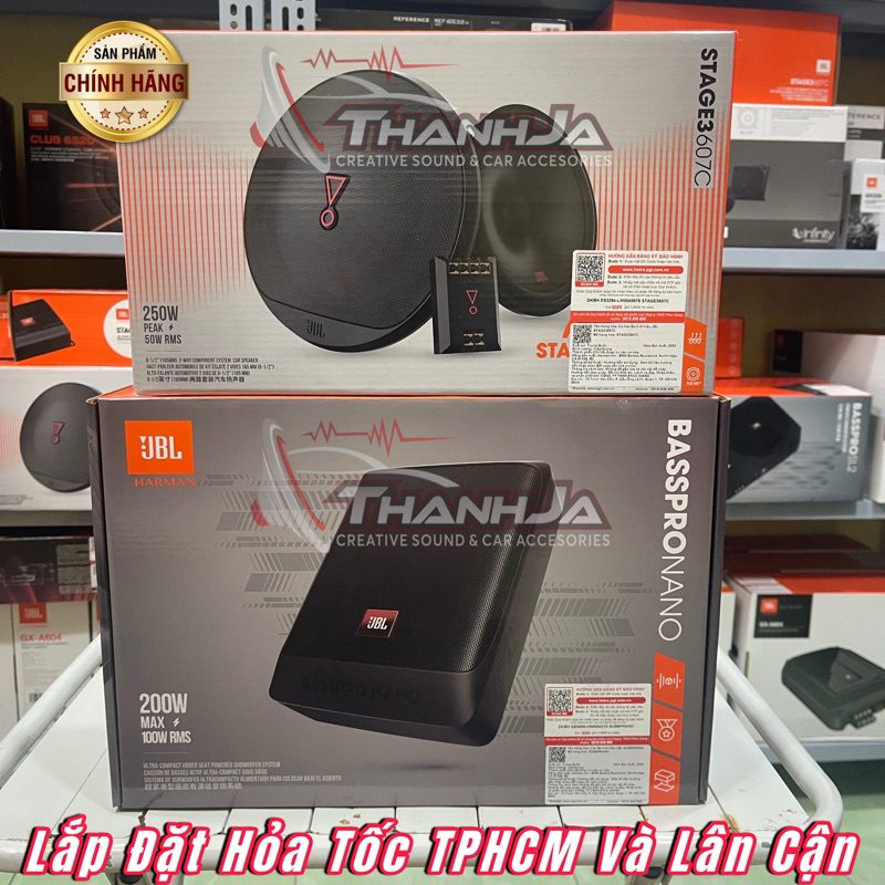 5 Loa Xe VF3 , Hàng JBL Chính Hãng, Lắp Đặt Hỏa Tốc