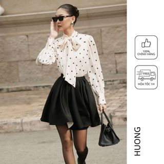 Áo lụa cổ nơ Odelia Silk Blouse HUONG BOUTIQUE HBSM1162
