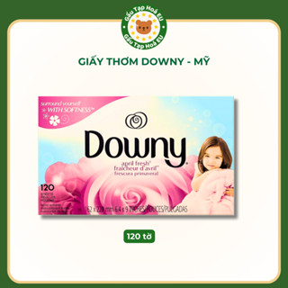 Giấy Thơm quần Áo Downy làm mềm vải, giảm tĩnh điện, ngăn ngừa mùi hôi, ẩm mốc [ Hàng Mỹ]