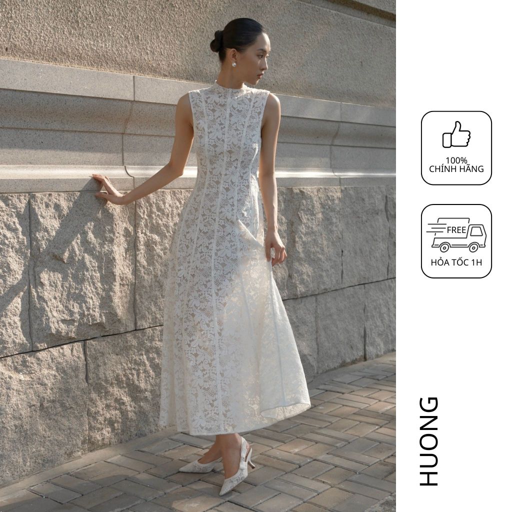 Đầm ren dệt Louise Lace Dress HUONG BOUTIQUE HBV1295