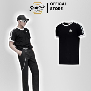    FULL TAG   Áo thun Kappa viền vai đen Sơn Tùng MTP 