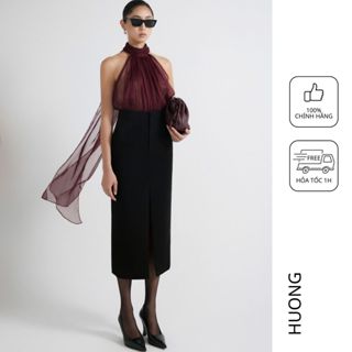 Chân váy bút chì xẻ giữa HUONG BOUTIQUE HBZ446