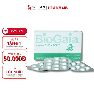  Viên ngậm nha khoa Biogaia Prodentis làm sạch thơm răng miệng hộp 30 viên 
