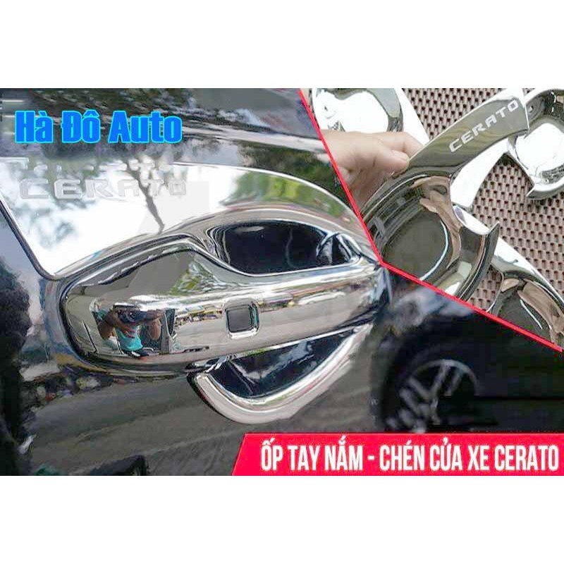 Ốp Tay Nắm Hõm Cửa Cerato 2016 2017 2018 - Ốp Bảo Vệ Phần Tay Nắm Cửa Và Hõm Cửa Cerato 2016 2017 20