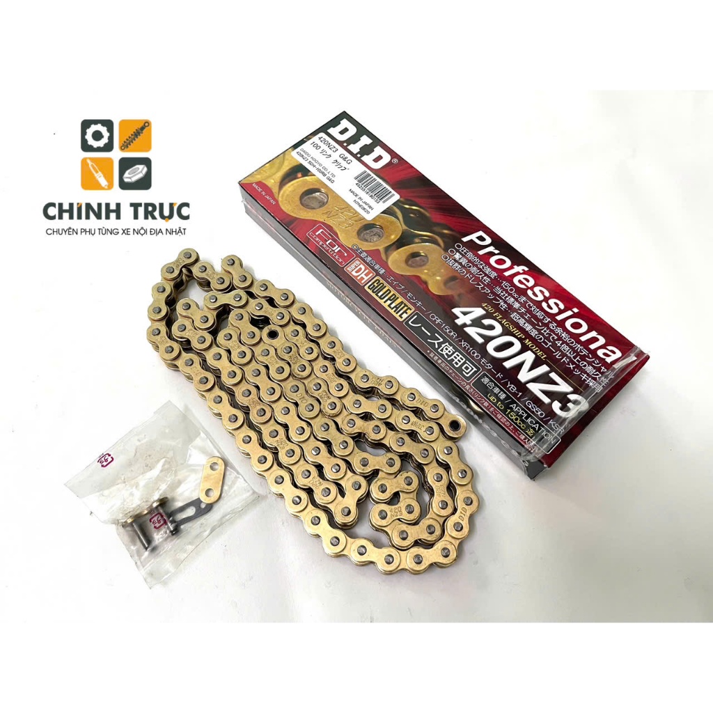 Sên DID 420NZ3 G&G (RJ ) (7 LY ) hàng chính hãng Japan