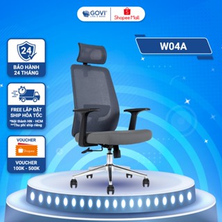 [Livestream 12h 25.12] Ghế xoay văn phòng Govi W04A Khung lưng chắc chắn, nâng hạ di chuyển nhẹ nhàng