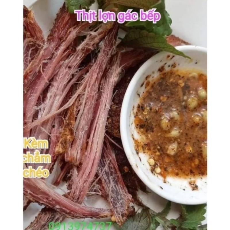 Thịt lợn gác bếp hương vị Tây bắc -ăn vặt 300g