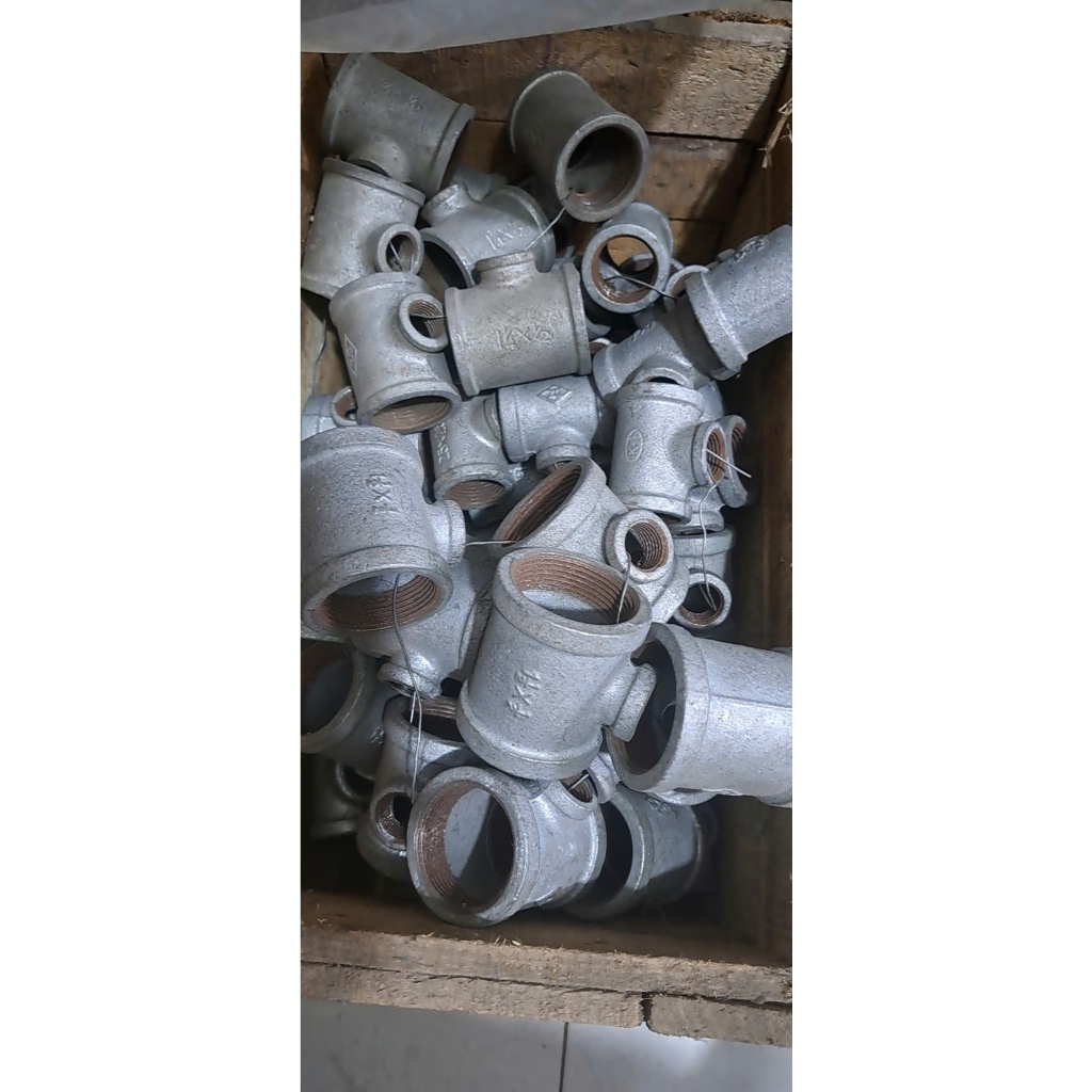 Tê thu mạ kẽm DN25,DN32,DN40