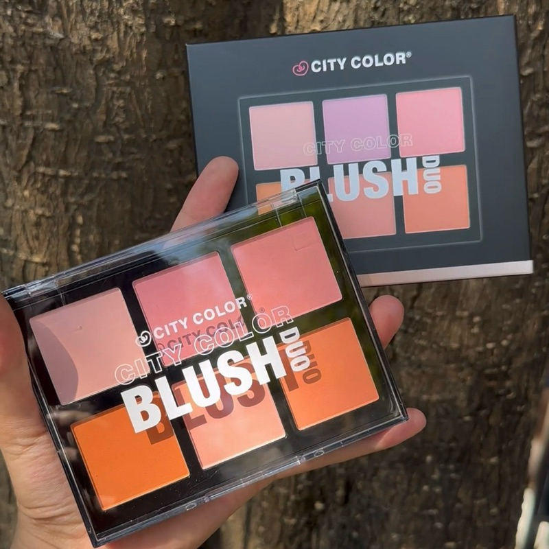 Bảng Má Hồng 6 Ô City Color Blush Đủ Màu Hồng Cam Hạt Phấn Siêu Mịn [Chính Hãng]