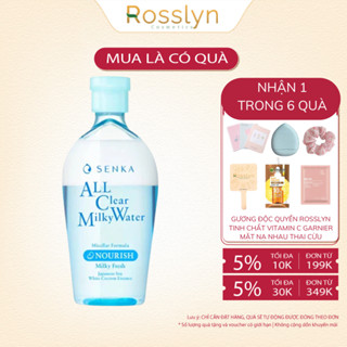  Nước Sữa Tẩy Trang 2 lớp Senka A.L.L. Clear Milky Water 230ml 