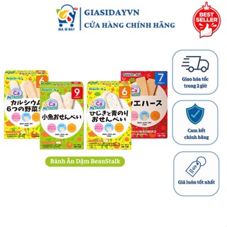 Bánh Ăn Dặm BeanStalk Nhật Bản Cho Bé Từ 6 Tháng