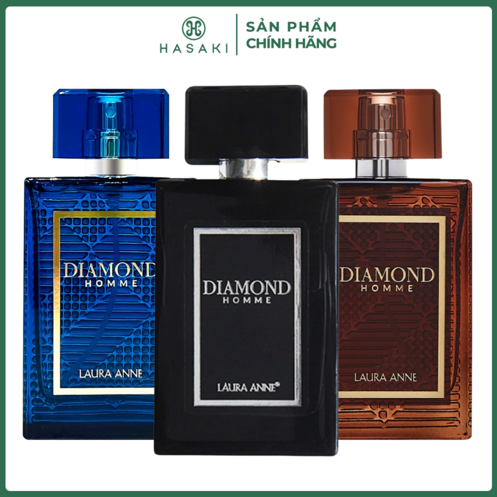 Nước Hoa Nam Diamond Homme Hương Thơm Nam Tính Sang Trọng 45ml Hasaki Sản Phẩm Chính Hãng