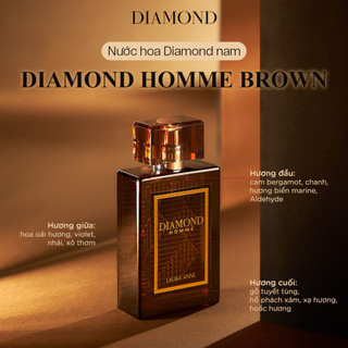 Nước Hoa Nam Diamond Homme Hương Thơm Nam Tính Sang Trọng 45ml Hasaki Sản Phẩm Chính Hãng